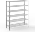 Regal Altair 21" Deep x 60" Wide x 74" Height Wire Shelving Kit | 6-Tier | NSF Commercial Storage Rack Unit