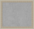 Amanti Art Silver Framed Magnetic Board 24x28 Medium Vision Board for use with Magnets, 100% Metal Sheet to Display Items as Office Decor or for Home Organization in mudroom, Kitchen or Kids Room