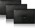 Cesil 3Pcs Expanding File Folders, 13 Pockets File Organizer Accordion File Holder with Elastic Buckles Closure, A4 Paper Document Organizer for Home School Office