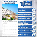 2026 Italy Monthly Wall Calendar | Travel Calendar 2025-2026