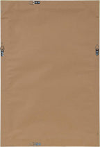 DesignOvation Beatrice Framed Magnetic Dry Erase Board, 18x27, Rustic Brown