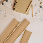 MagicWater Supply Mailing Tube - 2 in x 15 in - Kraft - 2 Pack - for Shipping and Storage of Posters, Arts, Crafts, and Documents