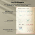 PRODUCTIVITY STORE Pro - Undated, 2026 Planner, 5.8” x 8.3” - The #1 Productivity Planner to Achieve Your 2026 Goals - Planner 2026-2027 - Pink - A5