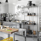 Regal Altair 24" Deep x 24" Wide x 74" Height Wire Shelving Kit | 4-Tier | NSF Commercial Storage Rack Unit