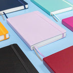 PAPERAGE Lined Journal Notebook, (Burgundy), 252 Pages, Medium 5.6 in x 8 in - 100 GSM Thick Paper – Hardcover Journaling Notebook for Work, School & Note Taking