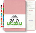 Daily Planner 2026 (5" x 8") - The Ultimate Daily Workflow Planner with Hourly Schedule & Task List to Achieve Your Goals by PRODUCTIVITY STORE (A5, Pink)