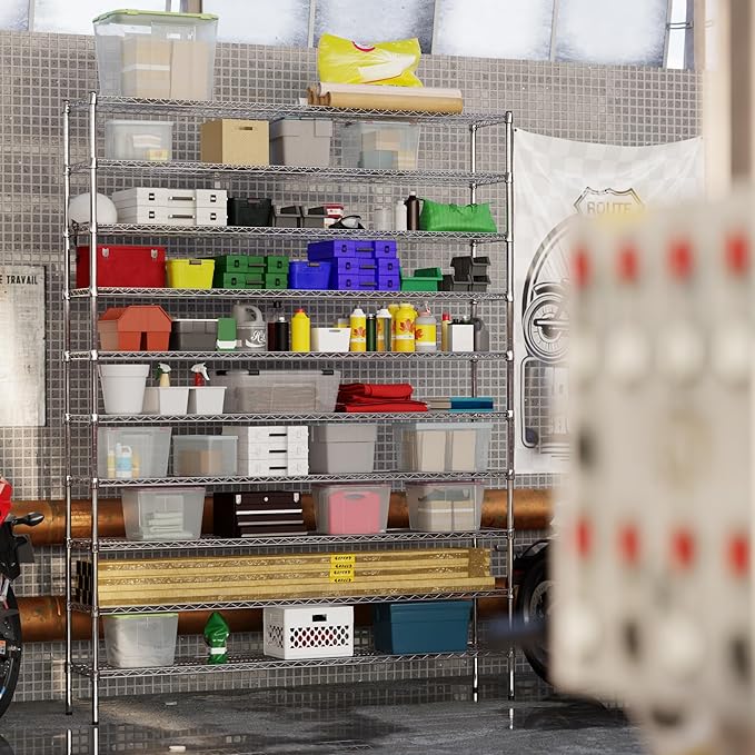 Regal Altair 14" Deep x 72" Wide x 96" Height Wire Shelving Kit | 10-Tier | NSF Commercial Storage Rack Unit