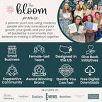 bloom daily planners 2026 Planner (January to December) - 8.5” x 11” Weekly & Monthly Dated Agenda Organizer Book with Stickers & Tabs - Flexible Soft Cover - Moments of Grace