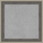 Amanti Art Grey Framed Magnetic Board 25x25 Medium Vision Board for use with Magnets, 100% Metal Sheet to Display Items as Office Decor or for Home Organization in mudroom, Kitchen or Kids Room