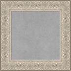 Amanti Art Silver Framed Magnetic Board 23x23 Small Vision Board for use with Magnets, 100% Metal Sheet to Display Items as Office Decor or for Home Organization in mudroom, Kitchen or Kids Room