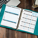 2026 Attendance Calendar Work Tracker Attendance Calendar Cards - 8.5 X 11 Cardstock/Pack of 25 Sheets