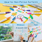 Birebebys 168 Count Bulk Dry Erase Markers, Fine Tip Whiteboard Markers, Back to School & Classroom Supplies for Kids Teachers, Bulk Set for Home Use
