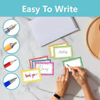 405pcs Name tag Labels, Colorful Name Badge with Permanent Adhesive Writable Name Tag Stickers for School Office Home (Each Measures 3" x 2")