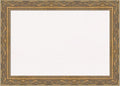 Amanti Art White Cork Board for Wall, 20x28 Vision Board with Gold Frame, Medium Corkboard Office Decor for Home Organization, Traditional Corkboard Pinboard to Display Items for Home Organization