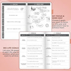 Clever Fox Planner – Undated Weekly & Monthly Planner for Productivity, Time Management & Goals – Organizer Journal – A5 (Peach Pink)
