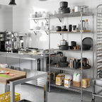 Regal Altair 24" Deep x 36" Wide x 74" Height Wire Shelving Kit | 5-Tier | NSF Commercial Storage Rack Unit