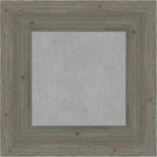 Amanti Art Grey Framed Magnetic Board 19x19 X-Small Vision Board for use with Magnets, 100% Metal Sheet to Display Items as Office Decor or for Home Organization in mudroom, Kitchen or Kids Room