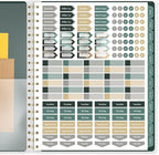 Cambridge 2026 Planner, Weekly & Monthly, 8-1/2" x 11", Large, Emerald Isle (1758-905-26)
