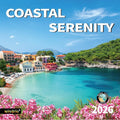 2026 Wall Calendar,Calendar 2026, July 2025 - December 2026, Wall Calendar Coastal Serenity, 12" x 24" Opened,Full Page Months Thick & Sturdy Paper for Gift Perfect Calendar Organizing & Planning