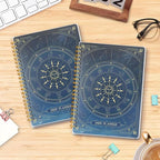 2026 Planner, Weekly and Monthly Planners with Tabs, A5 Spiral Bound Daily Calendar 2026 Planner, 12 Month Agenda Organizers from Jan. to Dec., Flexible Cover Appointment Book(Blue Tarrow)