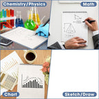 Engrowtic Top Spiral Graph Paper Notebooks 8.7 X11.4 Inch A4 Grid Paper Notepad 70 Sheet Memo Steno Pad for Engineering Writing Sketching Drawing School Office Supplies (Dark Blue,1 Pack)