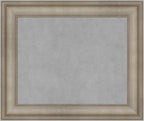 Amanti Art Silver Framed Magnetic Board 21x25 Small Vision Board for use with Magnets, 100% Metal Sheet to Display Items as Office Decor or for Home Organization in mudroom, Kitchen or Kids Room