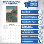 2026 Japanese Woodblock Art Monthly Wall Calendar | Ukiyo-e Style Paintings Calendar 2025-2026