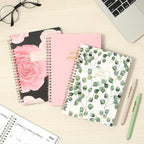 SUNEE 2026 Planner, Weekly and Monthly Calendar Planner, January 2026-December 2026, Daily Agenda with Tabs, Note Pages, Spiral Binding, 6.4"x8.3", Black