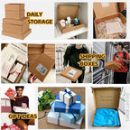 JOWLOT 12x9x2 inch Small Shipping Boxes Set of 25, Brown Corrugated Cardboard Box Literature Mailer for Mailing Packing Moving and Storage