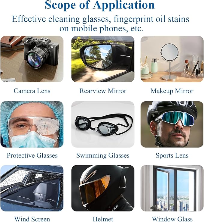Glasses Wipes Lens Cleaner- 320 Pre-Moistened Individual Wrapped Eye Glasses Cleaning Wipes | Glasses Cleaner Safely Cleans Glasses, Sunglasses, Phone Screen, Electronics & Camera Lens