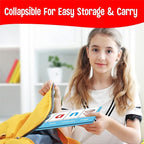 CVC Word Flip Chart - Double Sided 40 Short Vowel Word Flashcards, Freestanding, Educational Learning Tool for School Supplies