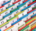 HERKKA Extra Capacity Hanging File Folders, 30 Pack Reinforced Letter Size Hanging Folders with Heavy Duty 1 Inch Expansion, Designed for Bulky Files, Medical Charts, Assorted Colors