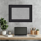 Amanti Art Black Framed Magnetic Board 17x23 Small Vision Board for use with Magnets, 100% Metal Sheet to Display Items as Office Decor or for Home Organization in mudroom, Kitchen or Kids Room