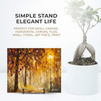 TR-LIFE Plate Stands for Display - 3 Inch Plate Holder Display Stand + Metal Frame Holder Stand for Picture, Decorative Plate, Book, Photo Easel (2 Pack)