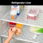 Cooyes Shelf Liner – Premium Non-Adhesive Cabinet & Drawer Liner for Kitchen – Waterproof Shelf Paper with Modern Pattern – Durable EVA Cabinet Mat – Easy to Cut （24" W x 120" L）