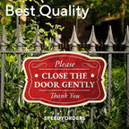 Custom Decorative Outdoor Metal Sign - Personalized Aluminum Driveway Sign, Waterproof, Made In USA - Design 3 Red Brick 24x18 In