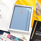Clever Fox Planner Premium Edition – Undated Luxurious Weekly & Monthly Planner to Increase Productivity and Hit Your Goals – Organizer – Start Anytime, A5, Lasts 1 Year, Light Blue (Weekly)