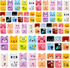 48 Pcs Cute Erasers for Kids Fun Animal Erasers Pencil Eraser with Clean up Roller Bulk Gift for Student School Office, 16 Styles