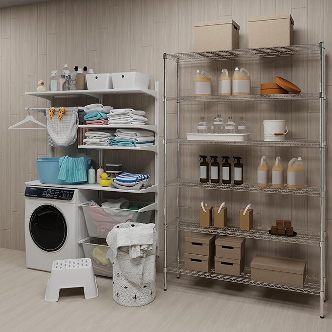 Regal Altair 14" Deep x 54" Wide x 74" Height Wire Shelving Kit | 6-Tier | NSF Commercial Storage Rack Unit