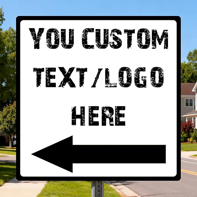 Custom Square Road Arrow Signs - 36 * 36 inches - Highly reflective, suitable for municipal roads and construction sites