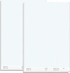 2 Pack 100 Sheets 11" x 17" Isometric Graph Paper Pad Landscape for 3D Designs Architecture Landscaping Engineering Drafting (Portrait)