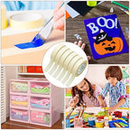 Fainne Masking Tape Bulk General Purpose Masking Painting Tape 55 Yards for Painting Home Office School Stationery Arts Crafts Basic Use, Easy Removal(60 Rolls,1 Inch)