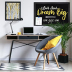 HBCY Creations Rustic Black Magnetic Wall Chalkboard, Extra Large Size 24" x 36", Framed Decorative Chalkboard - Great for Kitchen Decor, Weddings, Restaurant Menus and More! (24" x 36")