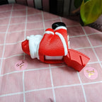 RhyNSky Christmas_Santa_Claus Postage Stamp Holder Stamp Roll Dispenser for Office Desk Accessories, No Stamps, 1.18" Core, C05