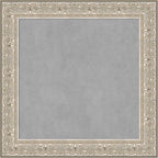 Amanti Art Silver Framed Magnetic Board 31x31 Medium Vision Board for use with Magnets, 100% Metal Sheet to Display Items as Office Decor or for Home Organization in mudroom, Kitchen or Kids Room