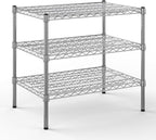 Regal Altair 21" Deep x 30" Wide x 27" Height Wire Shelving Kit | 3-Tier | NSF Commercial Storage Rack Unit