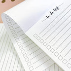 321Done To Do List Notepad - Pack of 2-50 Sheets (5.5" x 8.5") To-Do's Notepad Tear Off, Planning Memo Pad, Planner Checklist Organizing - Wide-Ruled