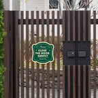 Custom Decorative Outdoor Metal Signs, Personalized Aluminum Driveway Signs, Waterproof Made in USA, Forest Green 24x24 In