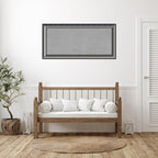 Amanti Art Silver Framed Magnetic Board 26x54 Oversize Vision Board for use with Magnets, 100% Metal Sheet to Display Items as Office Decor or for Home Organization in mudroom, Kitchen or Kids Room