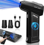 Compressed Air Duster - 180,000 RPM Electric Air Duster - with Brushless Motor, 3-Gear Adjustable Air Duster - for Keyboard, PC, Car, Air Bed, and Home Cleaning (X11)
